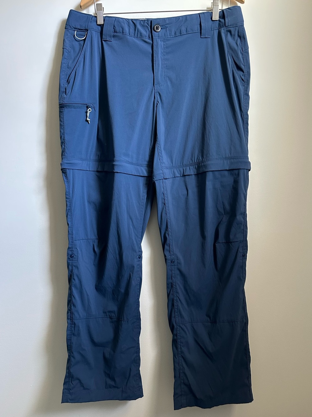 World Wide Sportsman Convertible Zip Off Hiking Fishing Pants Women’s 14 Blue